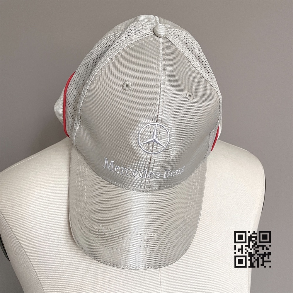 Mercedes Benz Motorsport Silver Baseball Cap - O/S, Unisex - Picture 1 of 6
